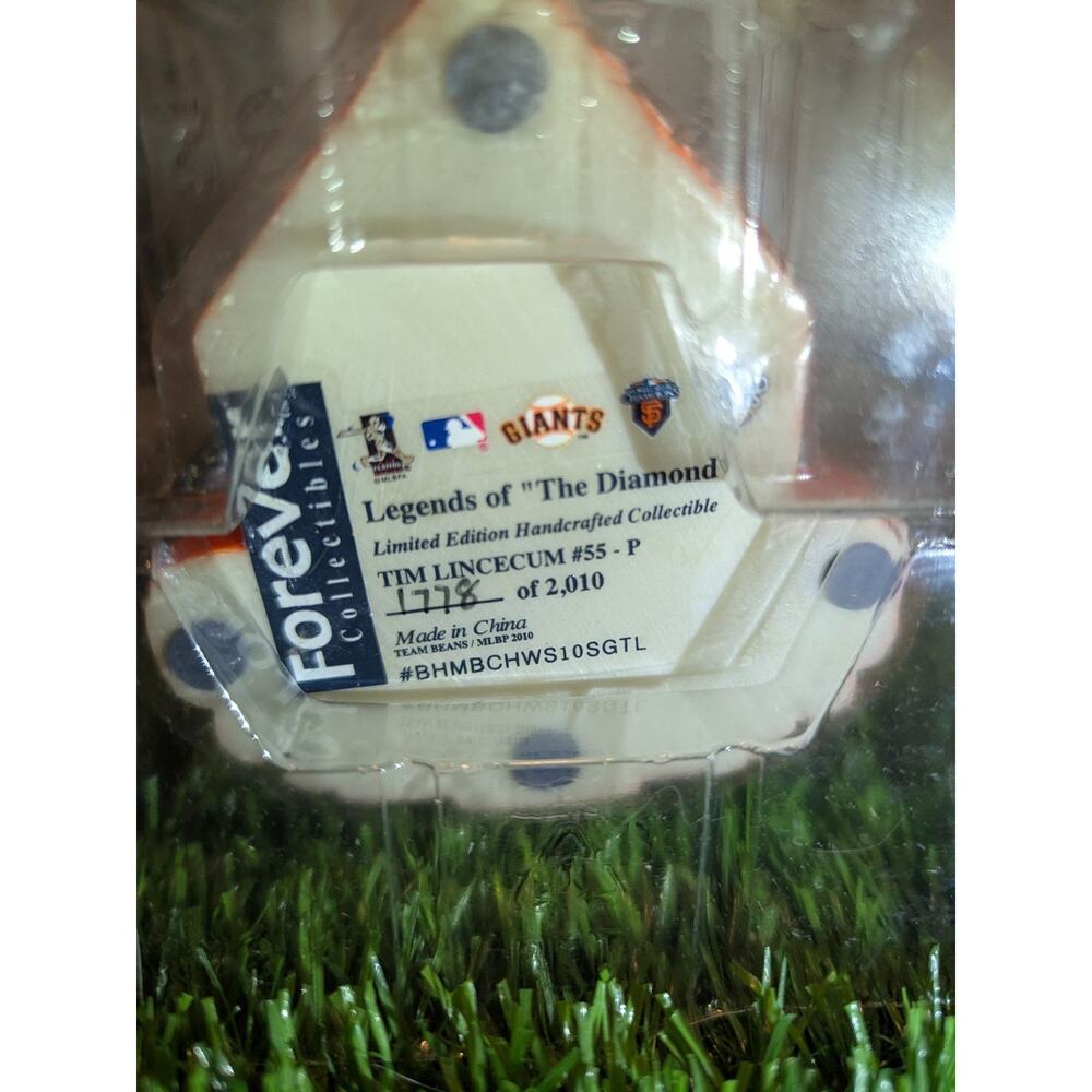 ⚾Tim Lincecum San Francisco Giants Bobblehead 2010 WS Champs Trophy MLB ⚾ - Picture 9 of 15